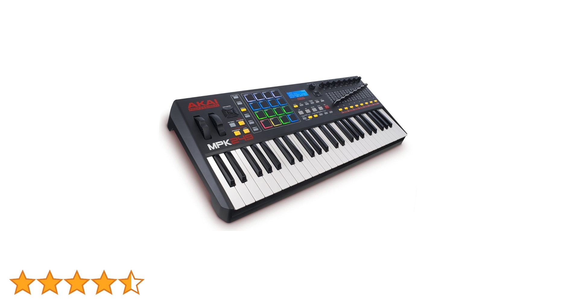 Amazon.co.jp: AKAI Professional フルサイズのセミウェイト49鍵